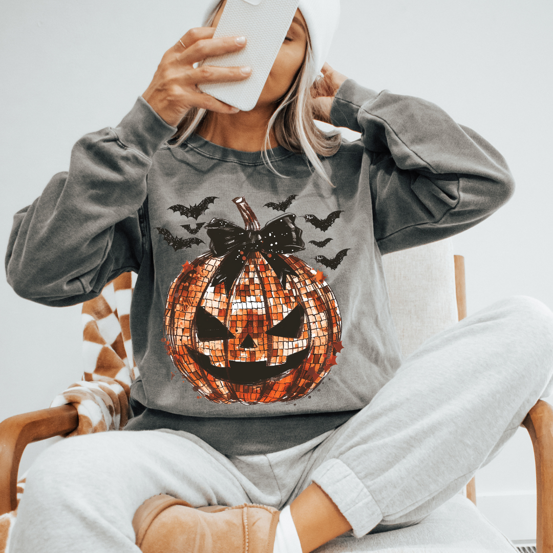 Disco Pumpkin Crewneck