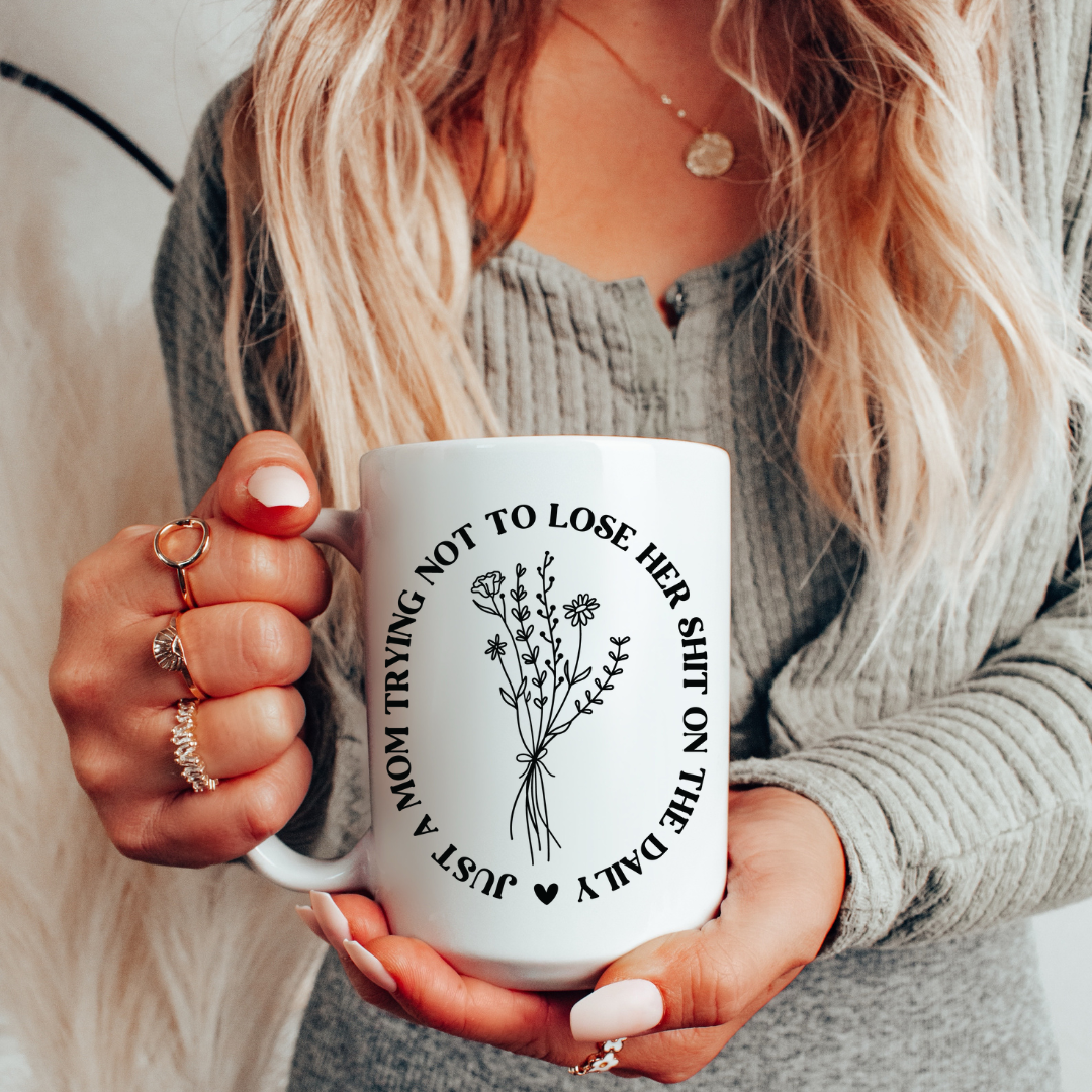 Trying Not To Lose Her Shit Mug