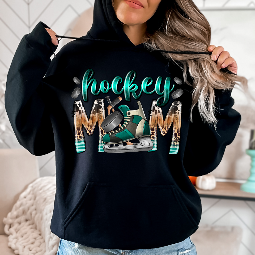 Hockey Mom~Teal