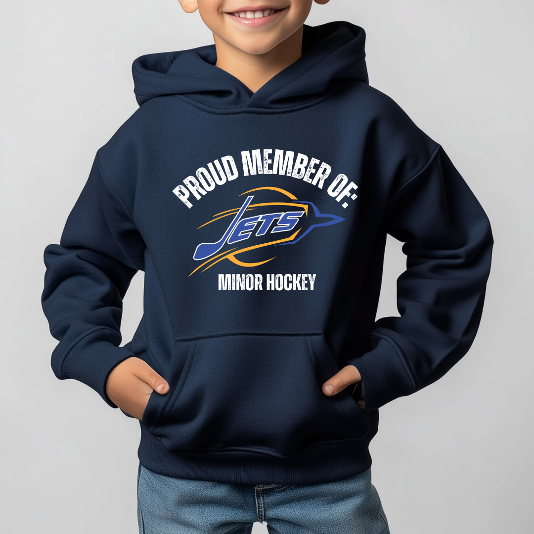Proud Member of Jets Hockey Hoodie~Toddler/Youth
