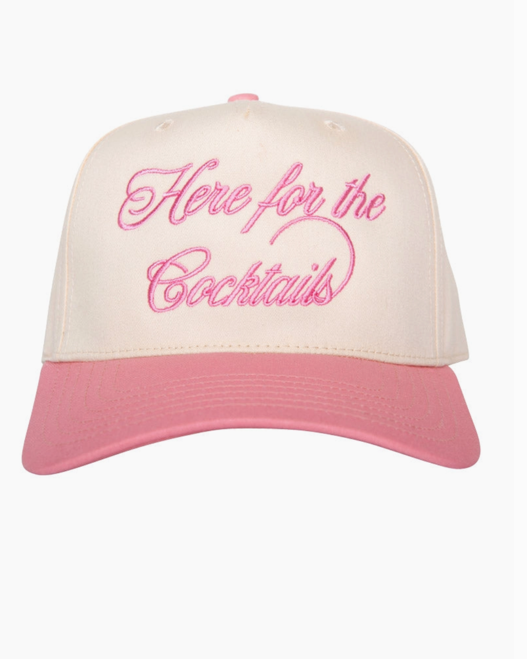 Here For The Cocktails Hat~Pink