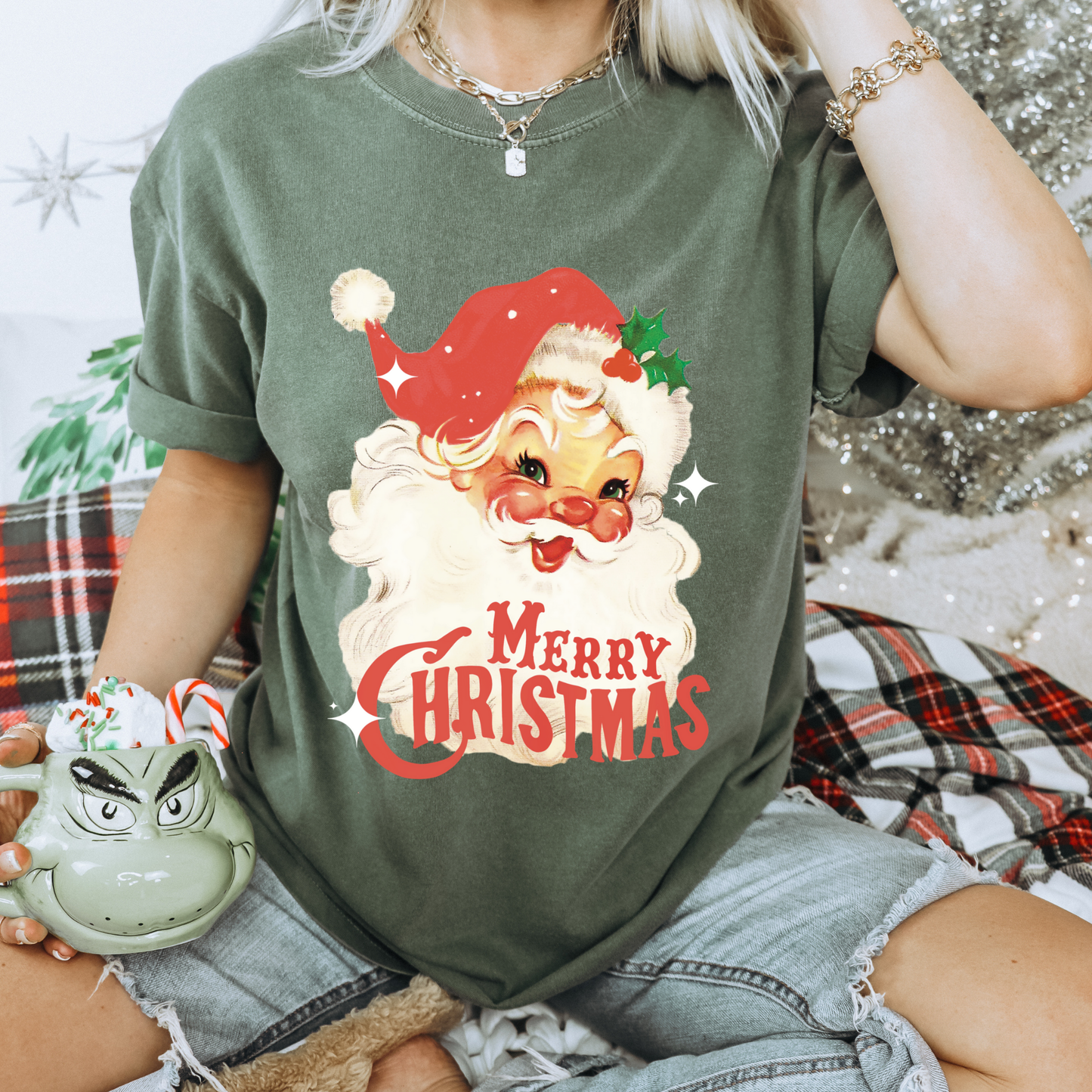 Merry Christmas Vintage Santa