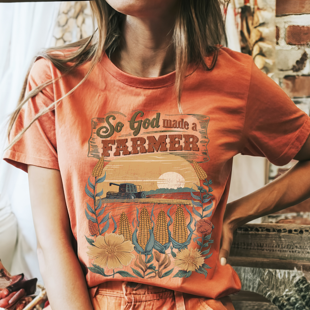 So God Made a Farmer Tee