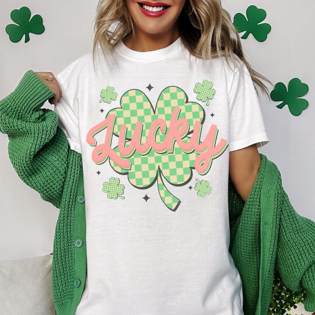 Plaid Lucky Tee – The Ash Edit Company