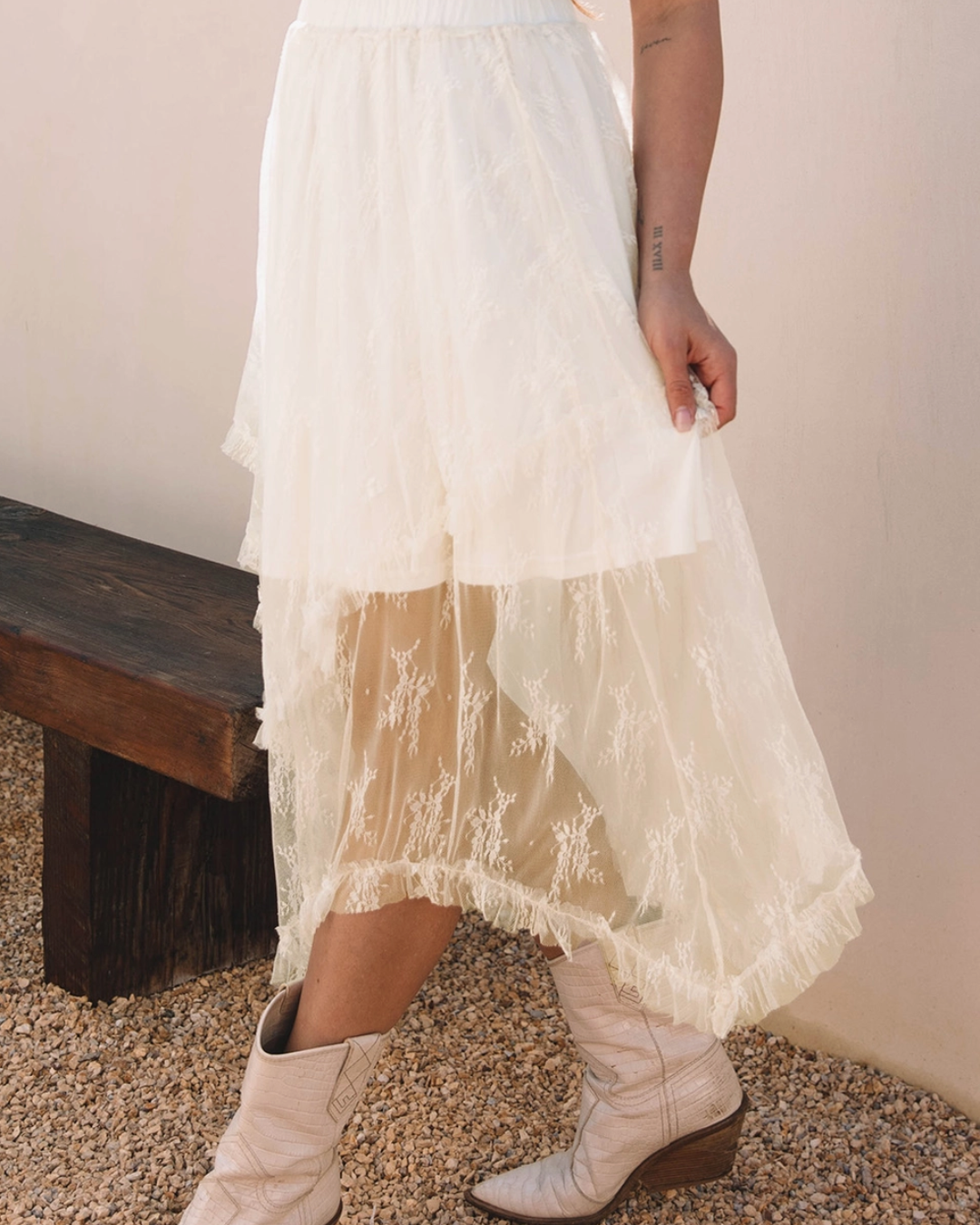 Lace Summer Maxi Skirt