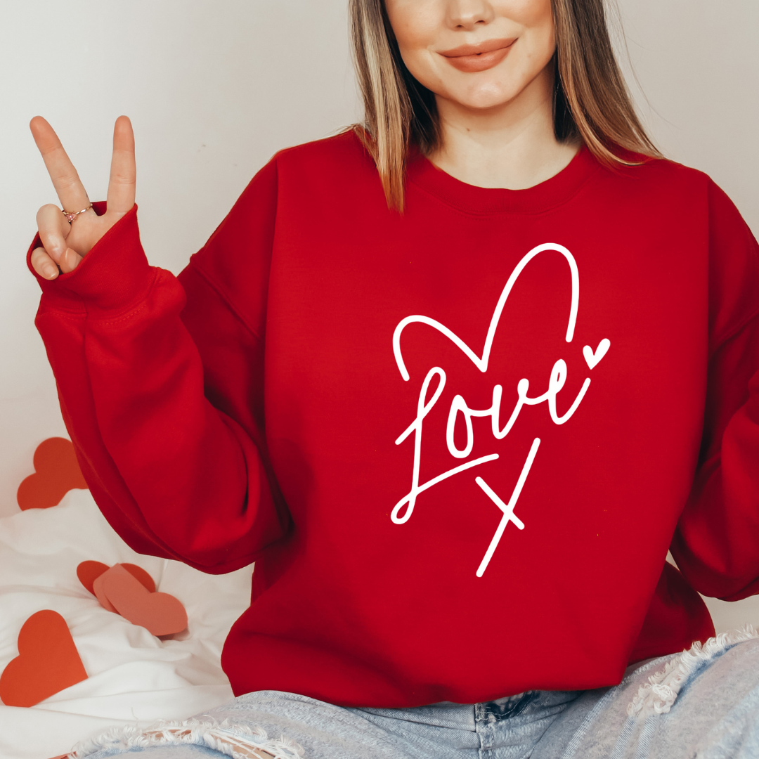Love Heart Crewneck