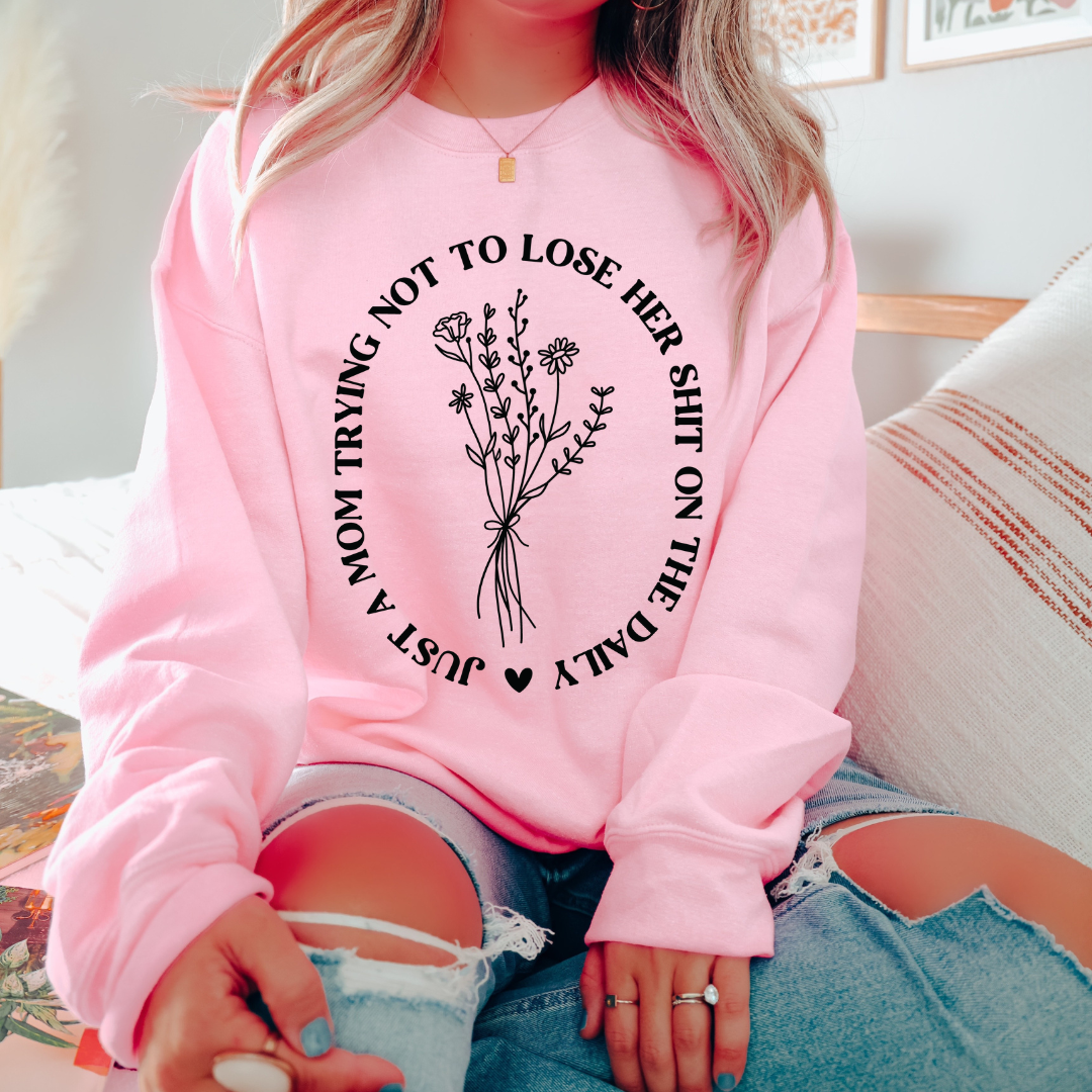 Trying Not To Lose Her Shit Crewneck