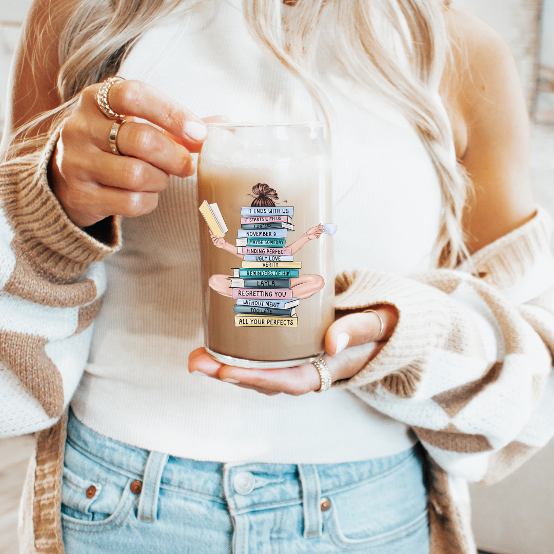 CoHo Book Stack Glass Can