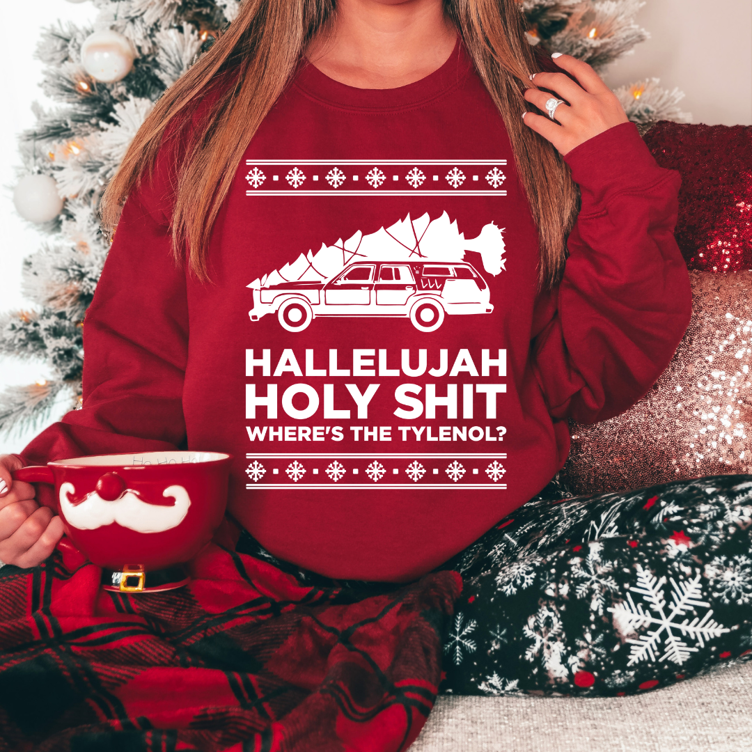 Hallelujah! Holy Shit Crewneck