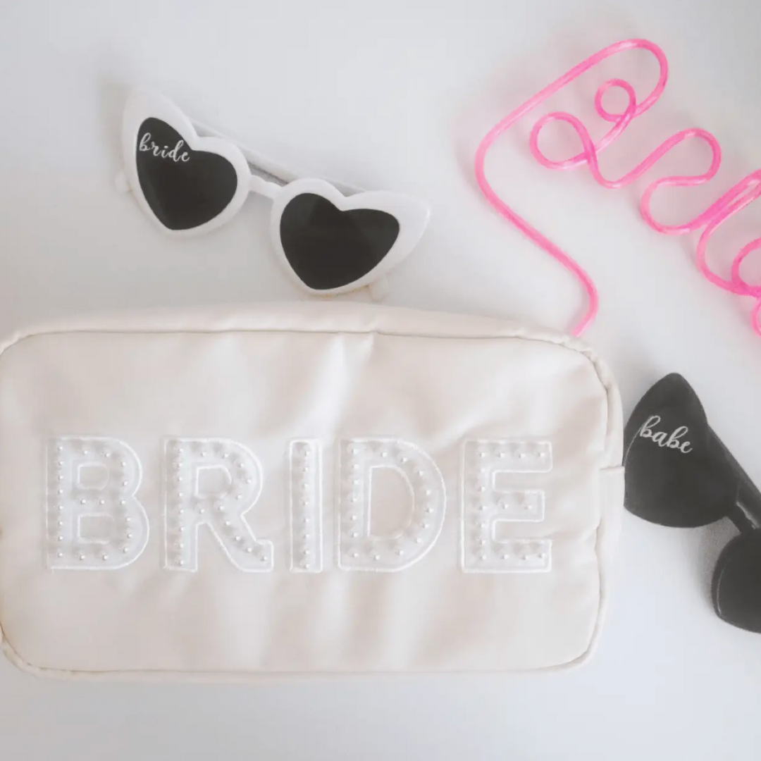 Pearl Bride Make Up Bag