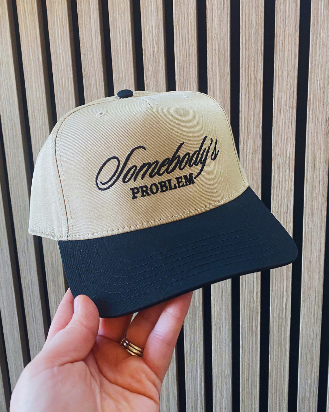 Somebody's Problem Hat~Black