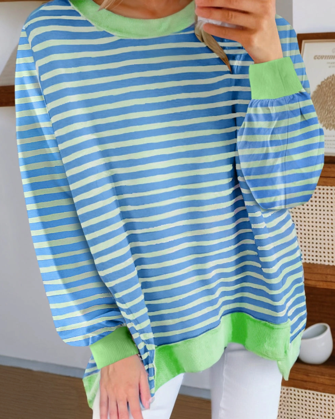 Striped Tunic Sweater