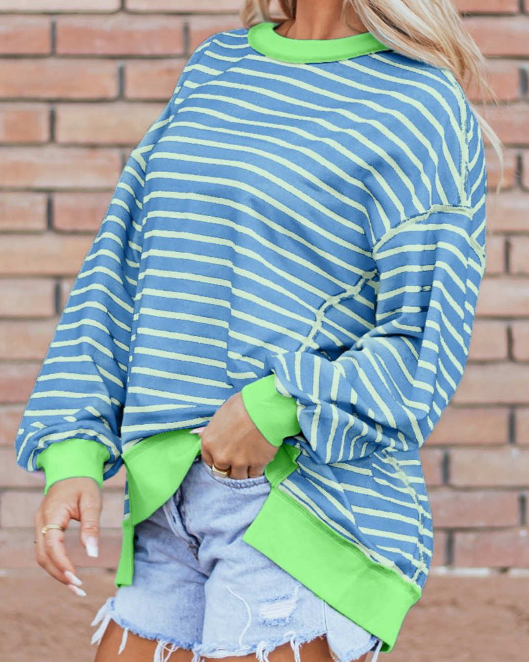 Striped Tunic Sweater