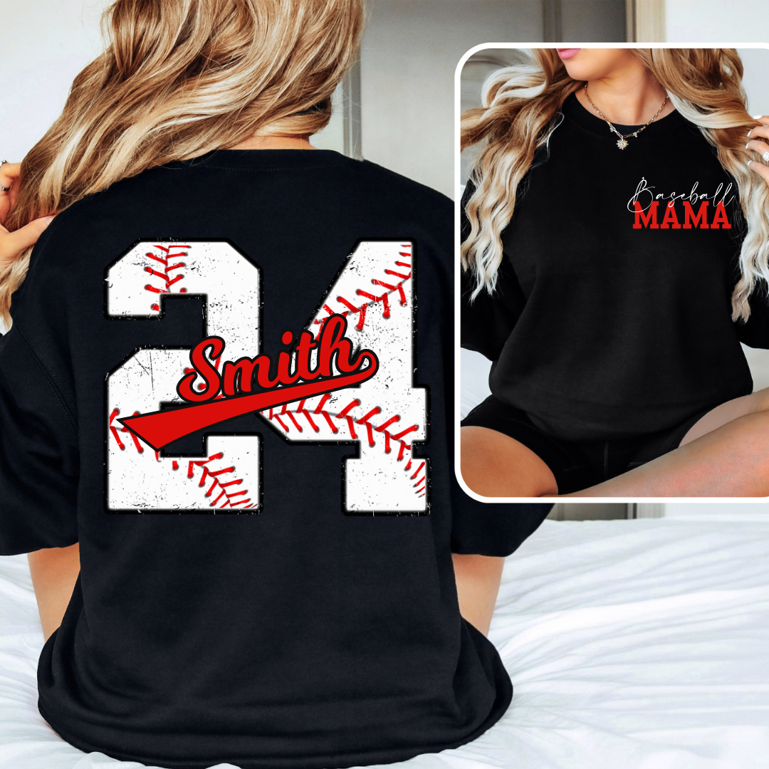 Custom Baseball Mom Swag