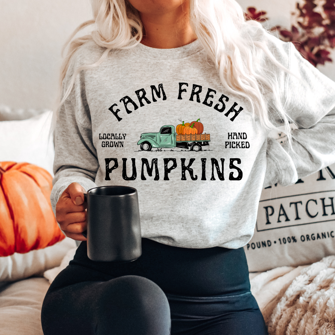 Farm Fresh Pumpkins Crewneck