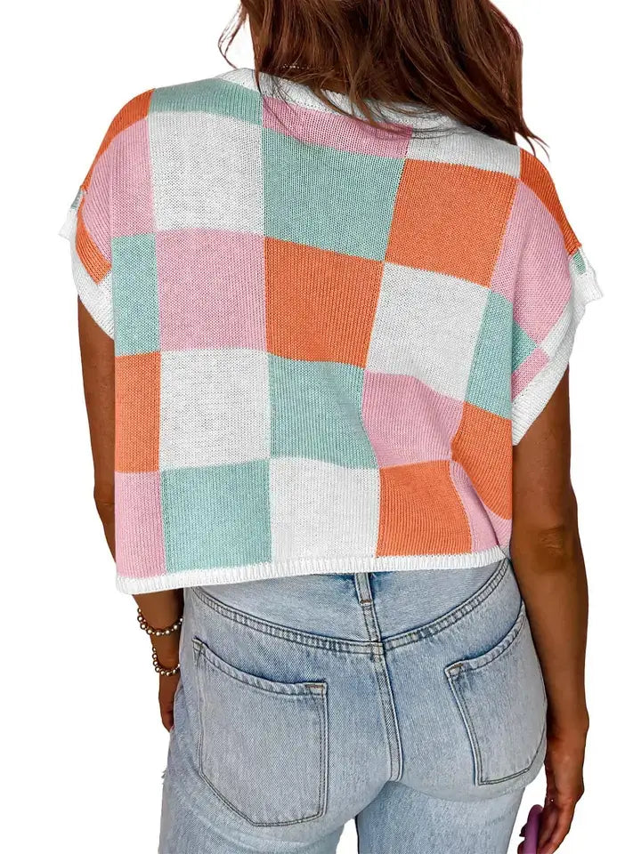 Trendy Knit Sweater Vest