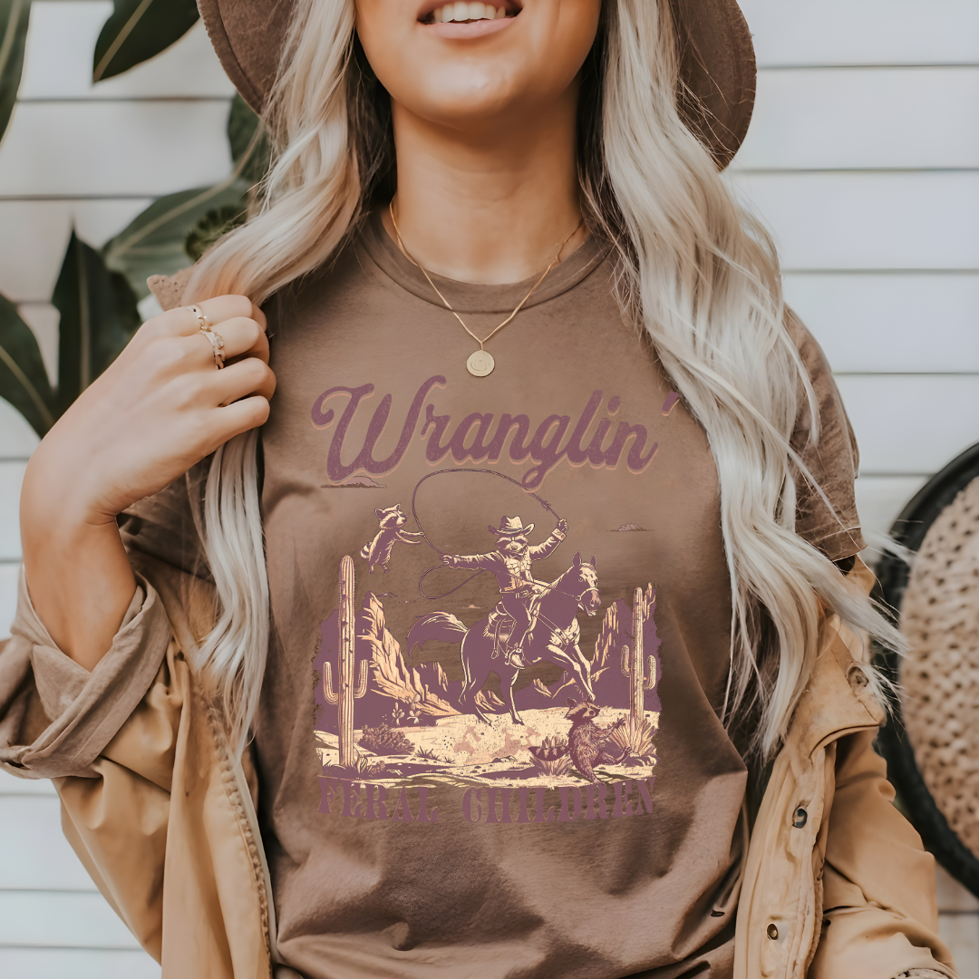Wranglin' Feral Children Tee