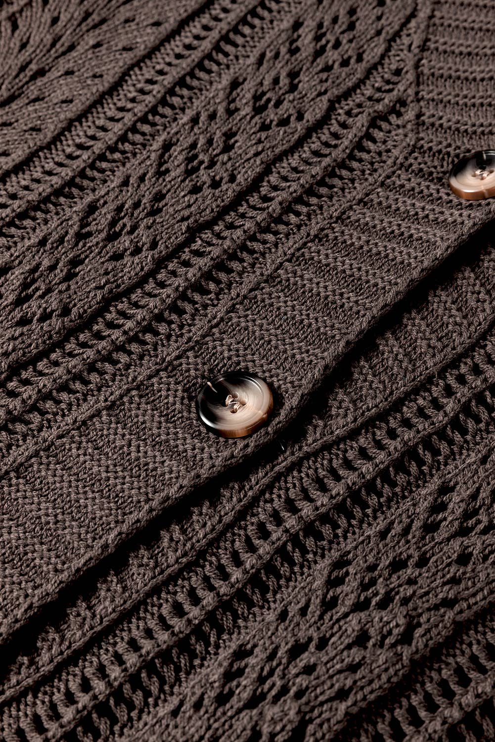 Knit Buttoned Cardigan