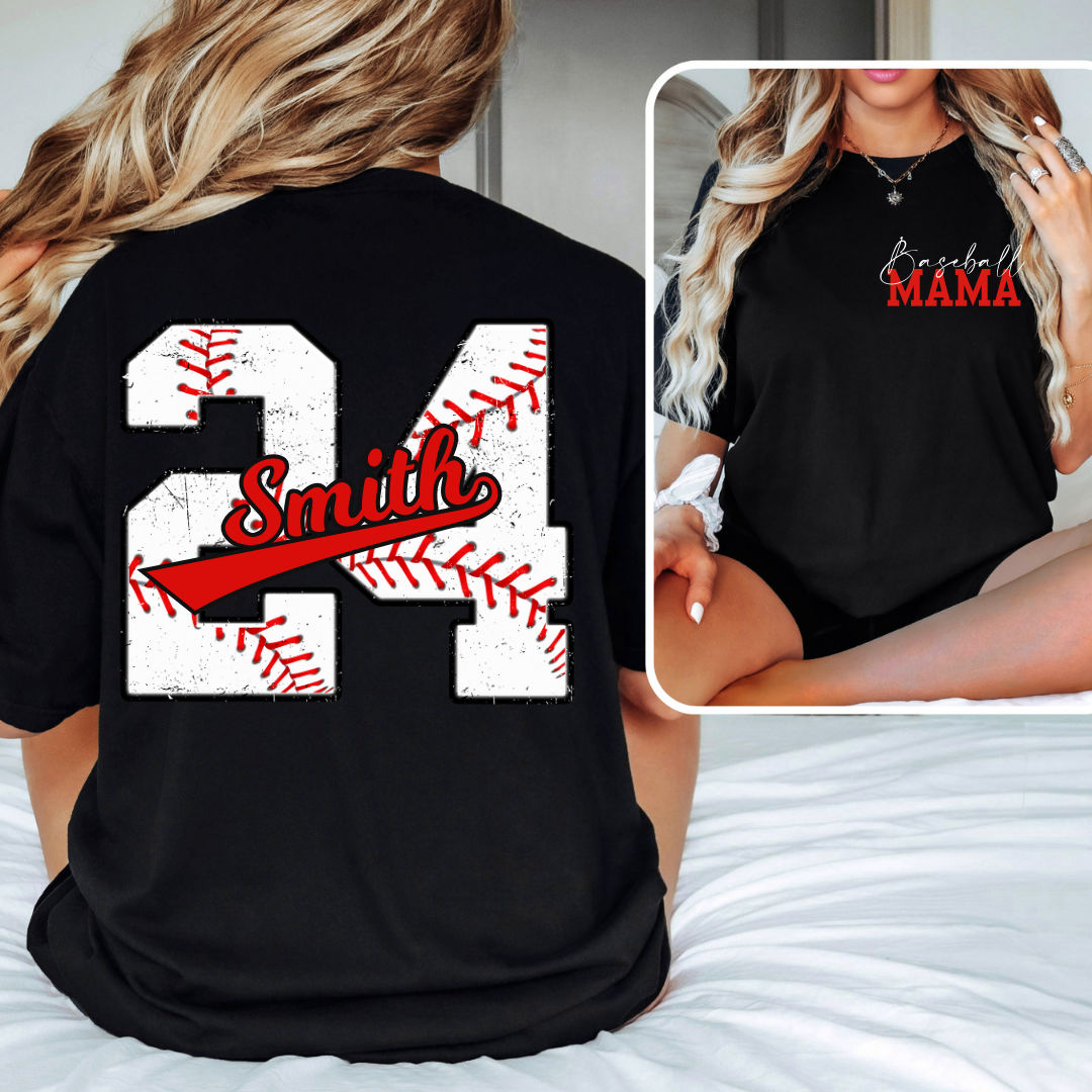 Custom Baseball Mom Swag