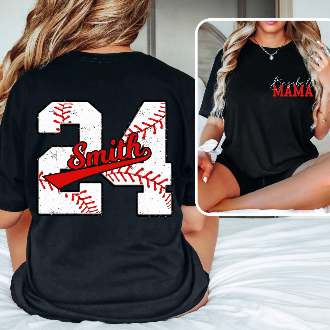 Custom Baseball Mom Swag