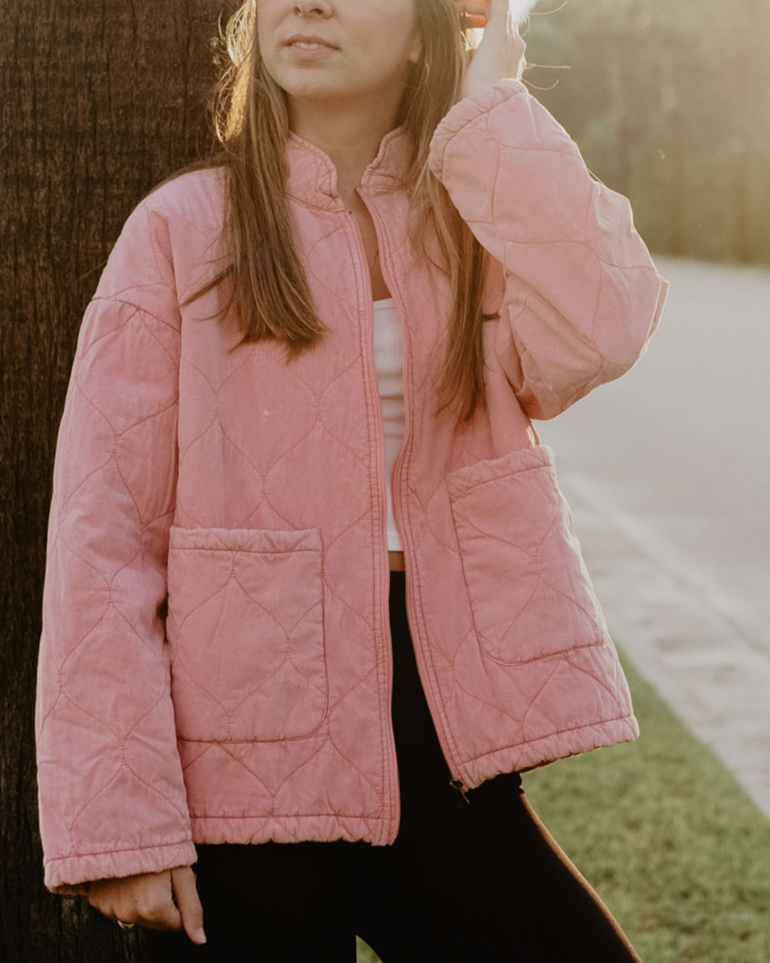 Washed Quilted Jacket
