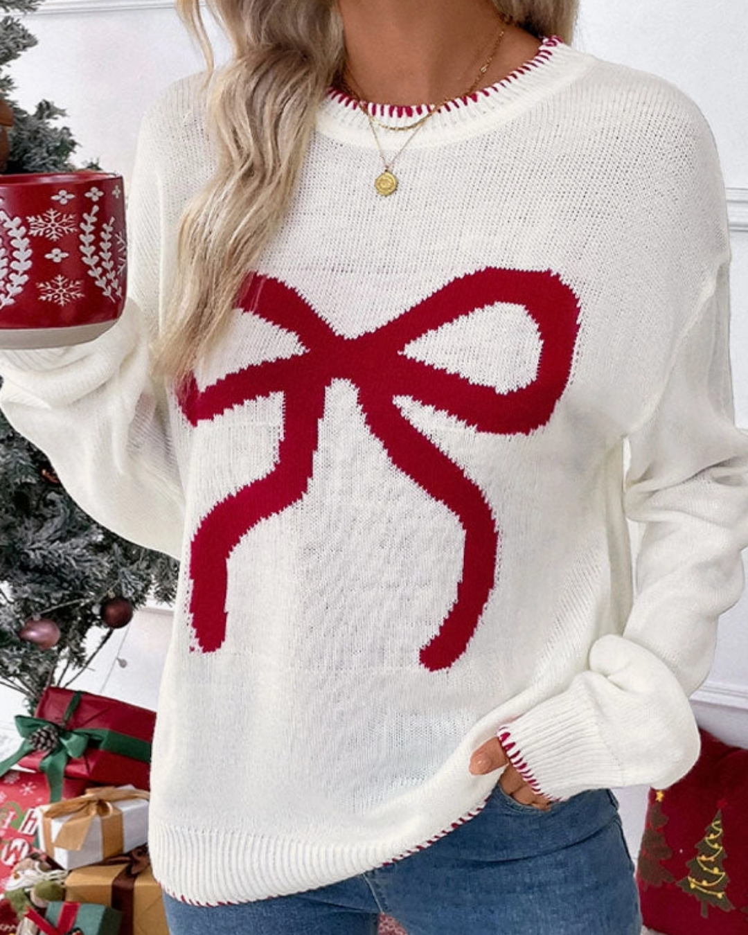 The Big Bow Sweater~IN STOCK