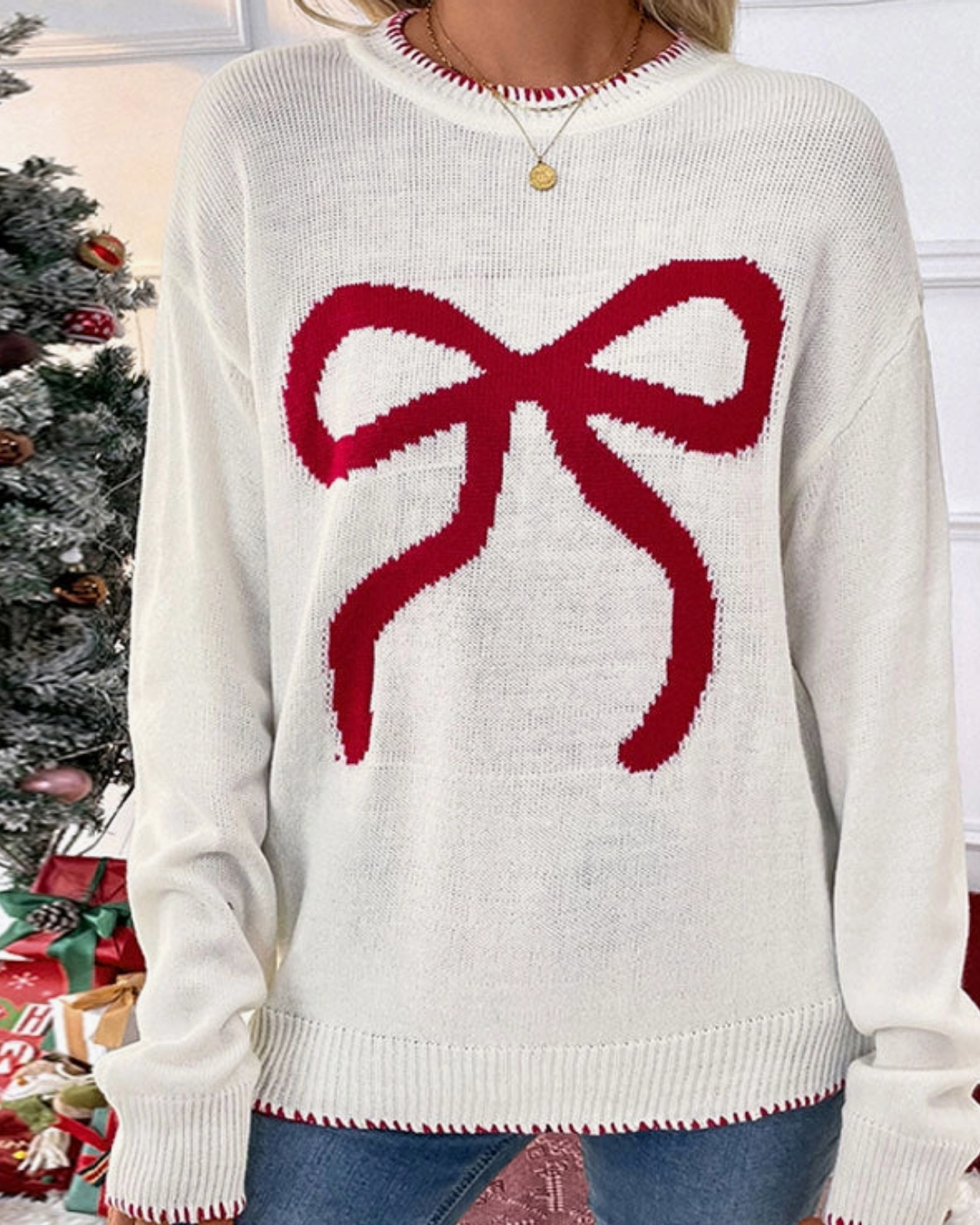 The Big Bow Sweater~IN STOCK