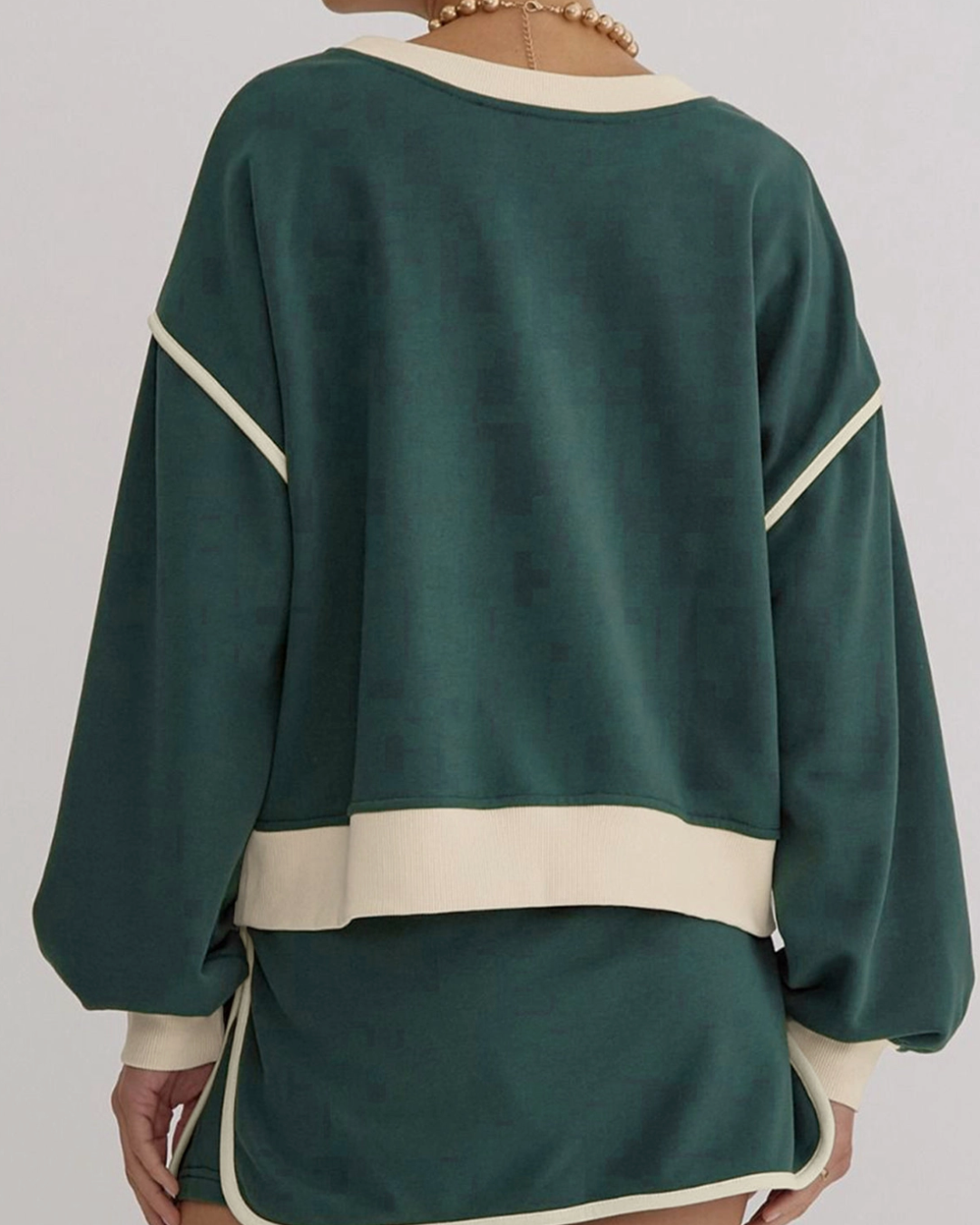 Colour Contrast Short Set~Green~PRE-ORDER