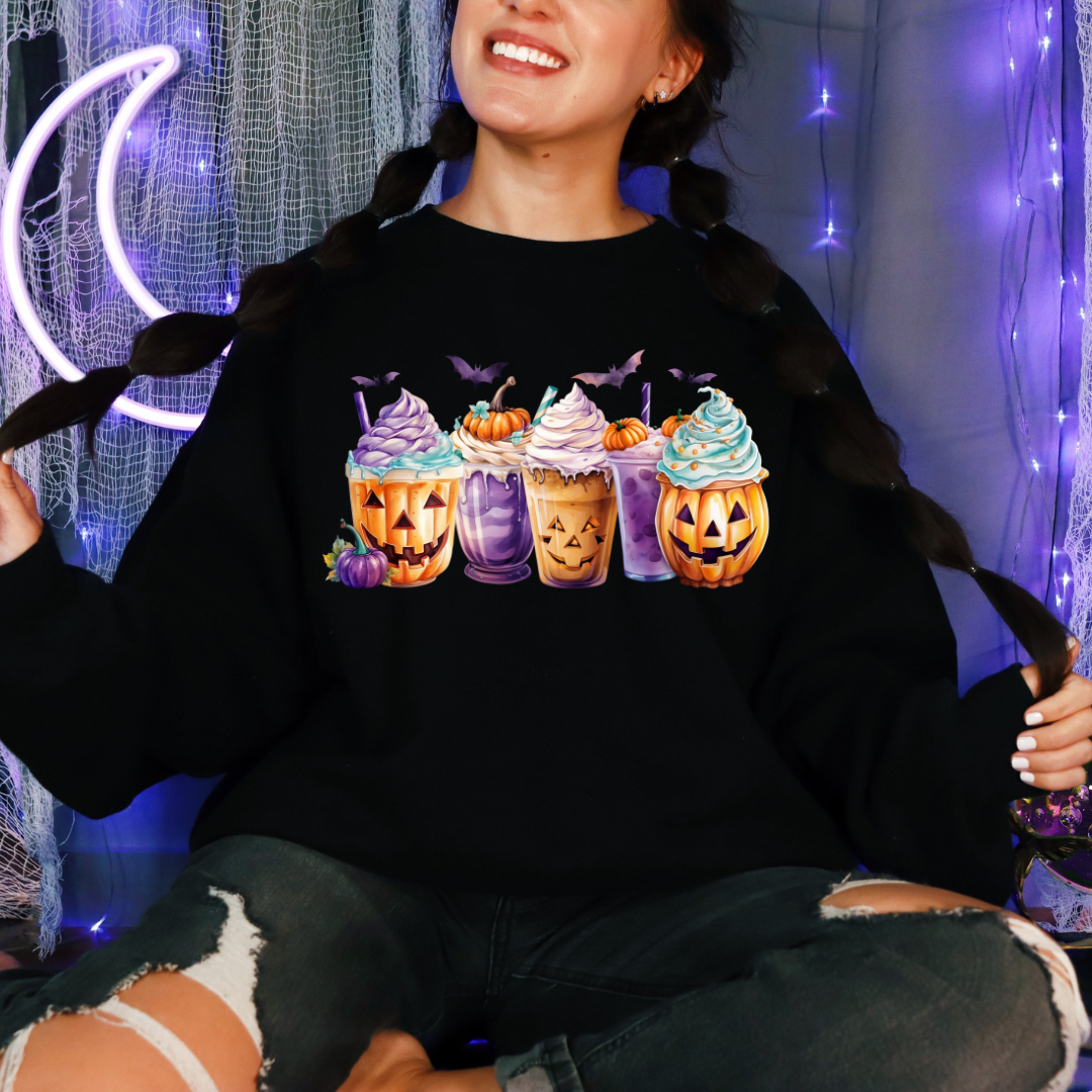 Halloween Coffee Crewneck~SALE