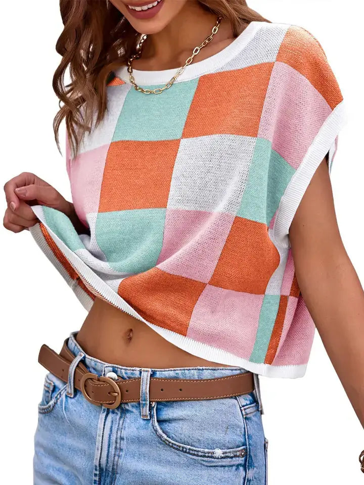 Trendy Knit Sweater Vest