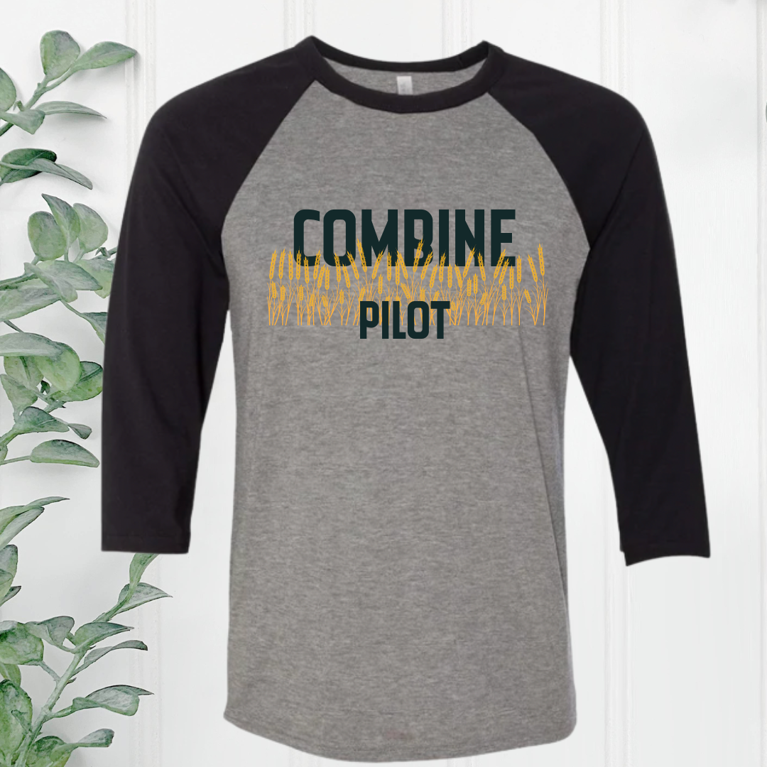 Combine Pilot Baseball Tee