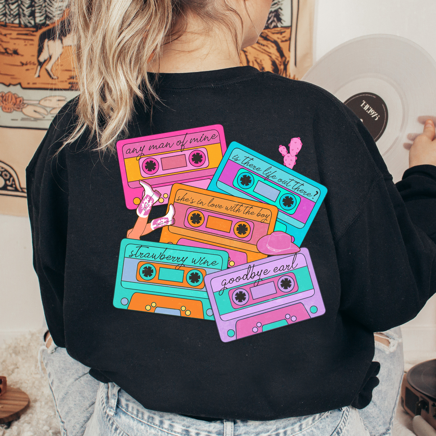 90's Female Hits Crewneck