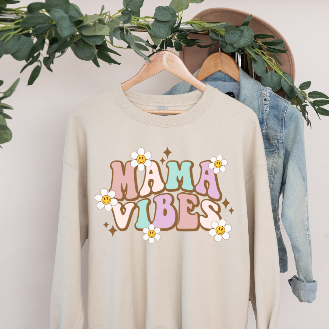 Mama Vibes Crewneck