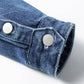Mineral Wash Distressed Denim Jacket
