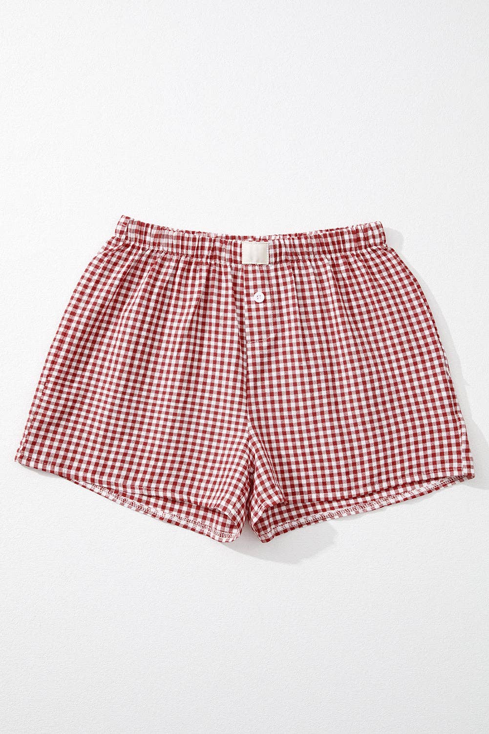 Plaid High Waist Summer Shorts