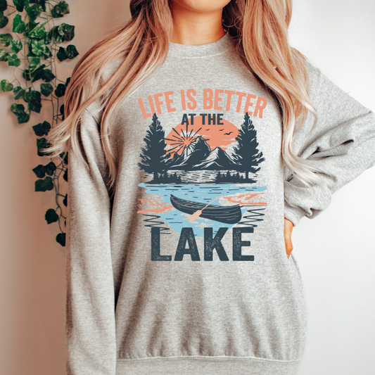 Life Is Better At The Lake Crewneck