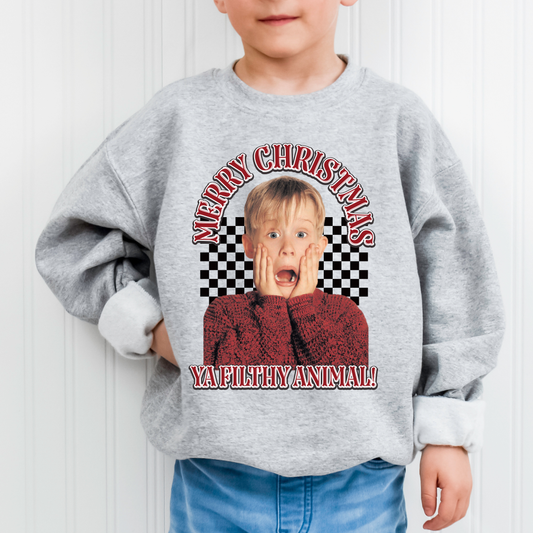 Merry Christmas Ya Filthy Animal~Toddler/Youth