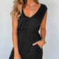 Smocked High Waist Jumpsuit~IN STOCK