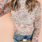 Floral Mesh Top