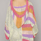 Colorblock Oversized Knit Sweater