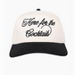 Here For The Cocktails Hat~Black