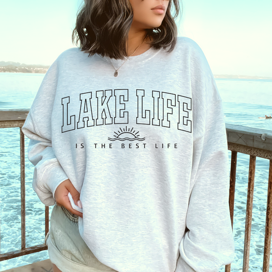 Lake Life is the Best Life Crewneck