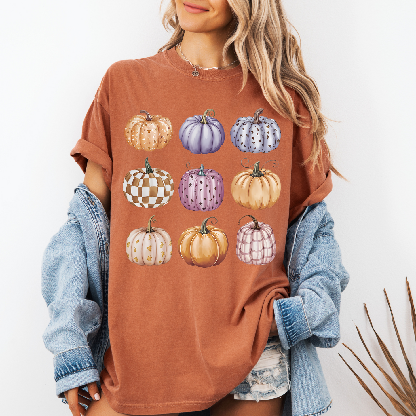 Plaid Pumpkin Tee