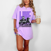 LUKE~Purple Neon Tee