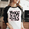 You Got This Baseball Tee~SALE