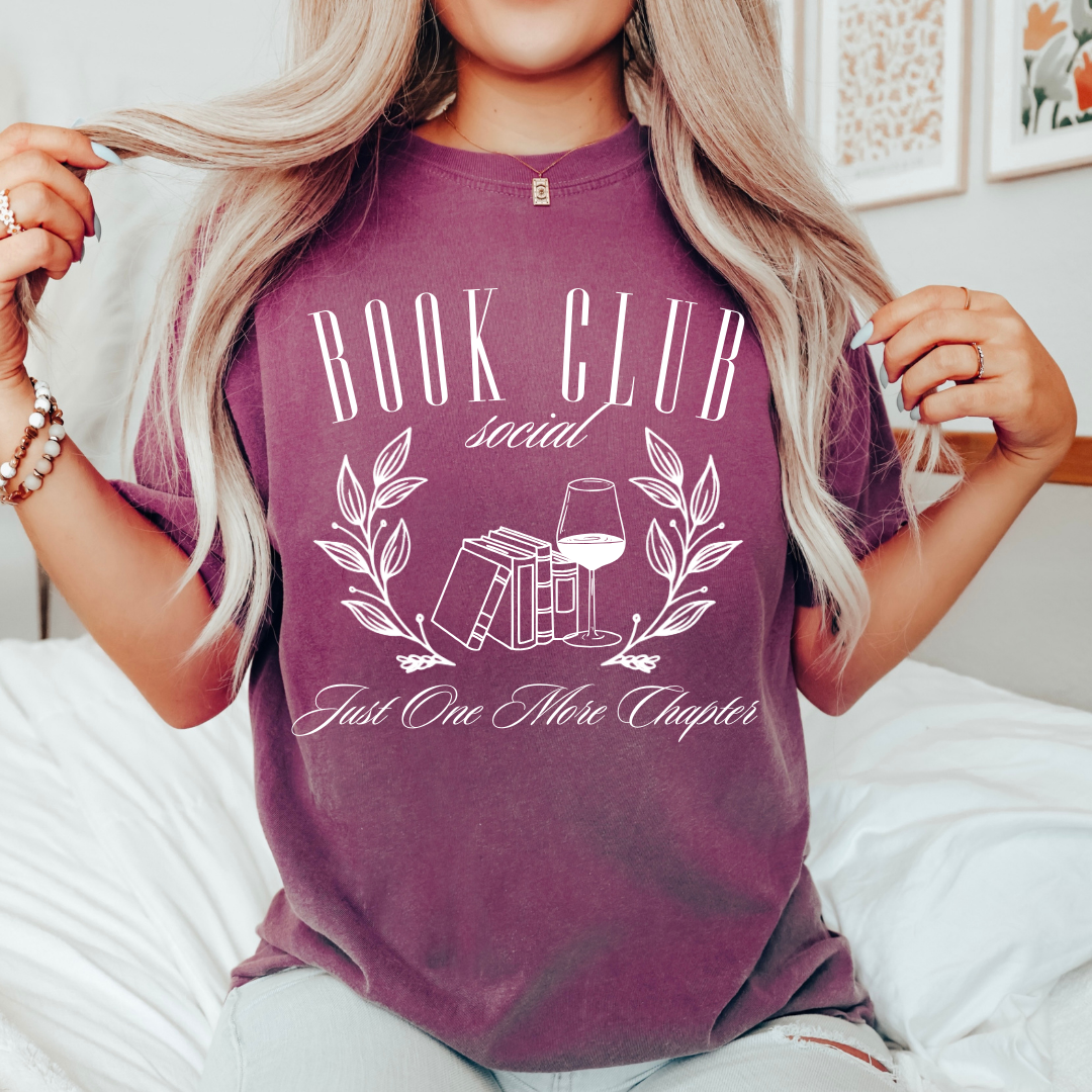Book Club Social Tee