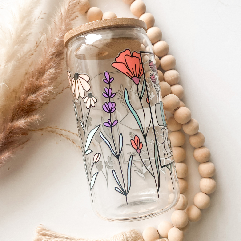 Teachers Plant Seeds Glass Can