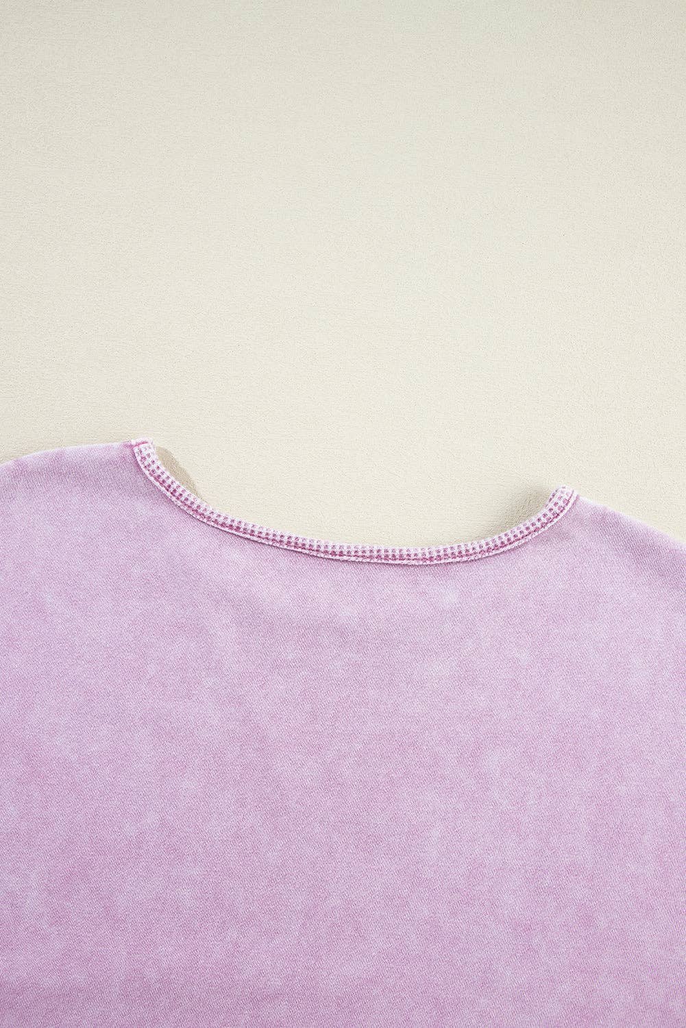 Mineral Wash Drop Shoulder Sweatshirt