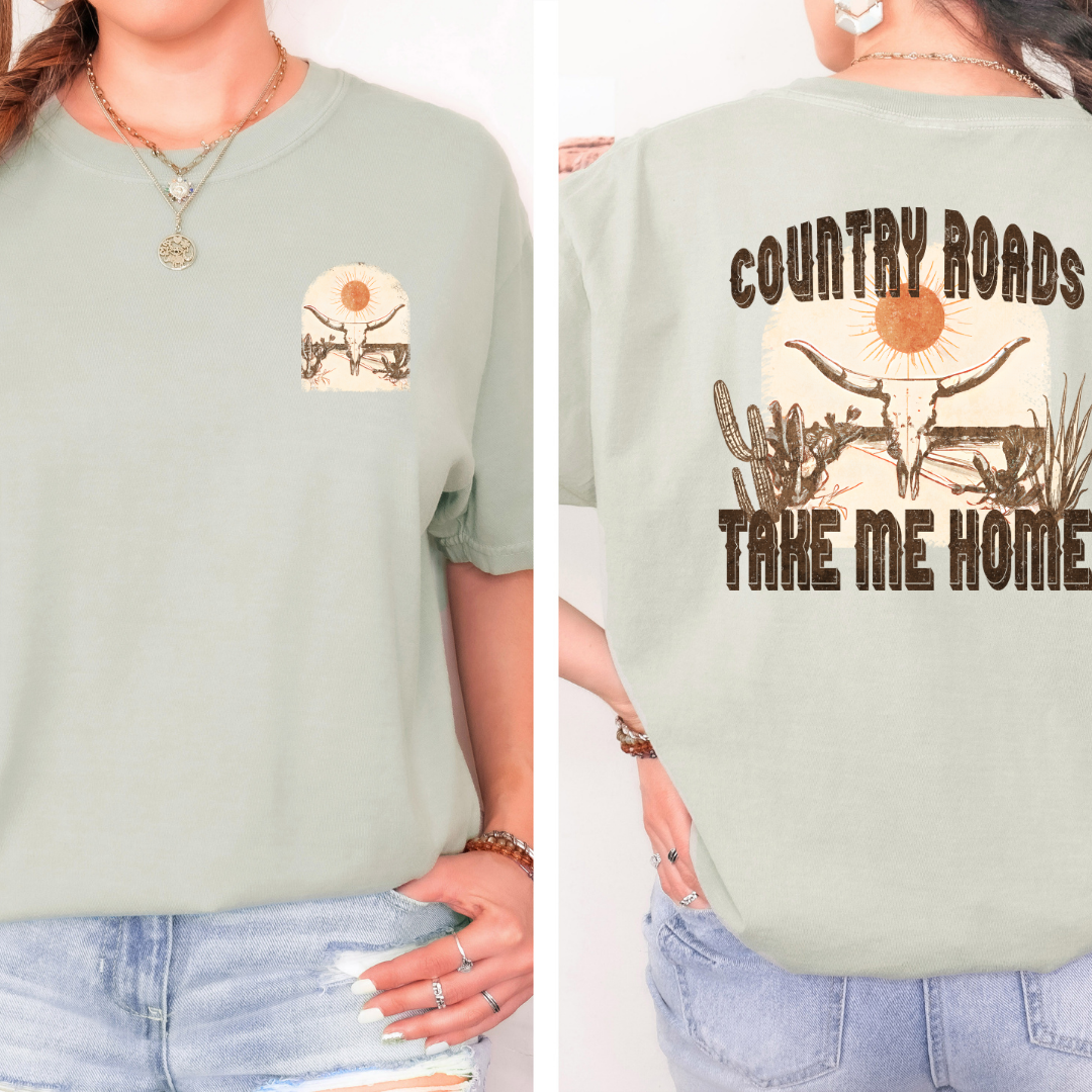 Country Roads Take Me Home Tee