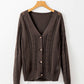 Knit Buttoned Cardigan